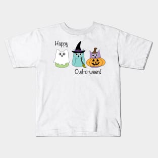 Happy Owl-o-ween Kids T-Shirt